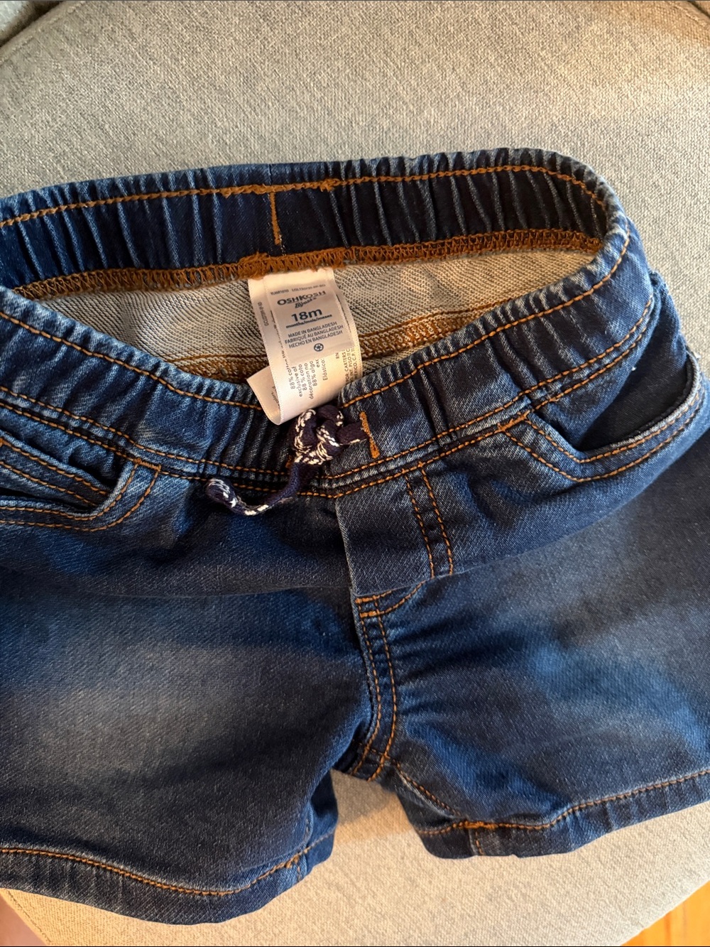 ✨1daysale✨OshKosh B'gosh Denim Drawstring Shorts - Dark Blue